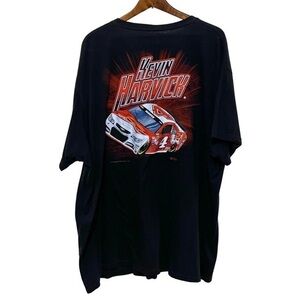 NASCAR Men's 3XL Kevin Harvick Black Tee | Front & Back Design | GUC